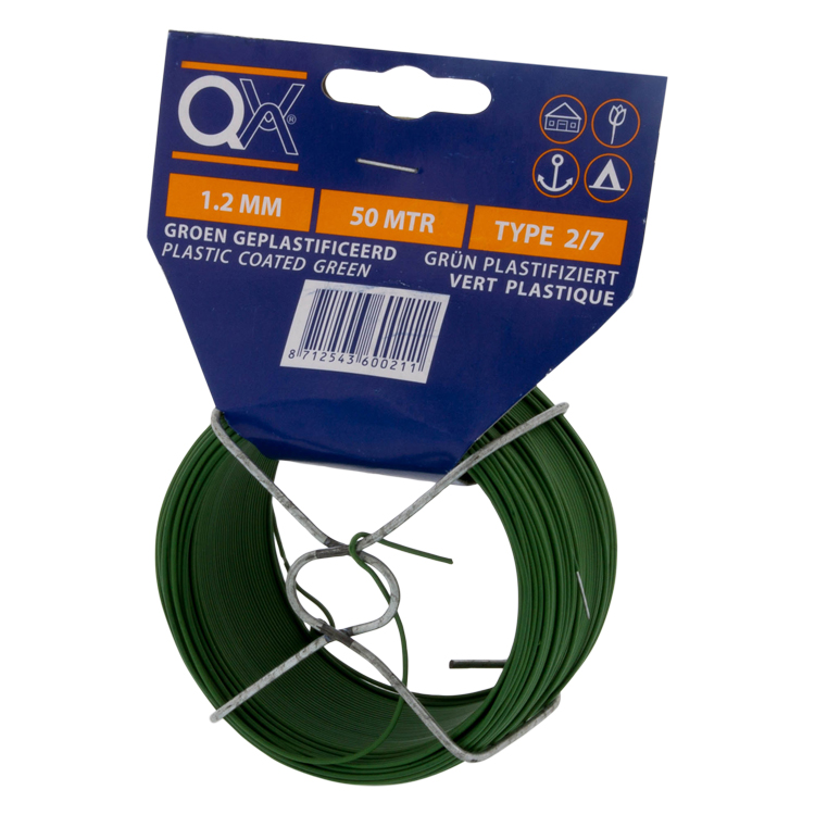 SP. 50M IJZERDRAAD 2-GROEN 1.2MM