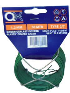 IJZERDRAAD 4-GROEN 1.4MM SPOEL 20M