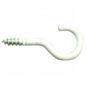 SCHROEFHAAK WIT 50MM  HOME-FIX