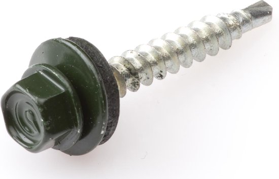 PROFIELPLAATSCHR.VZ 4.9X35 GROEN D50