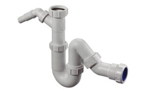 SIFON UNIVERSEEL 6/4X40MM WIT WMA