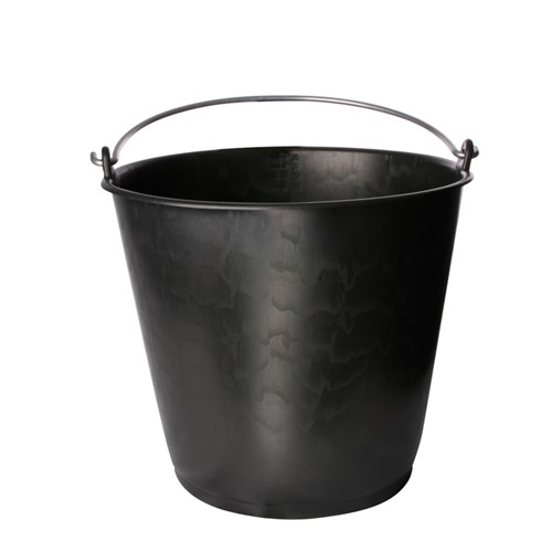 BOUWEMMER 20 LITER ZWART