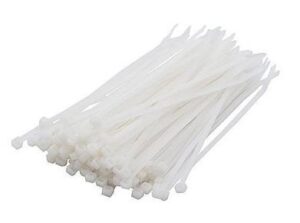 KABELBANDJES 2.5X160MM WIT 100 STUKS