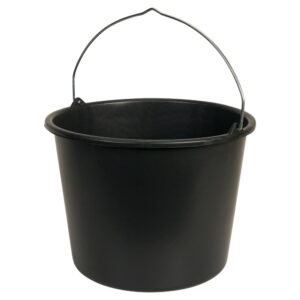 BOUWEMMER 20 LITER ZWART GRIPLINE-D