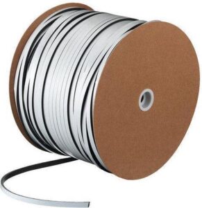 GLASBAND GRIJS 9X3MM ROL 400M ILLBRUC