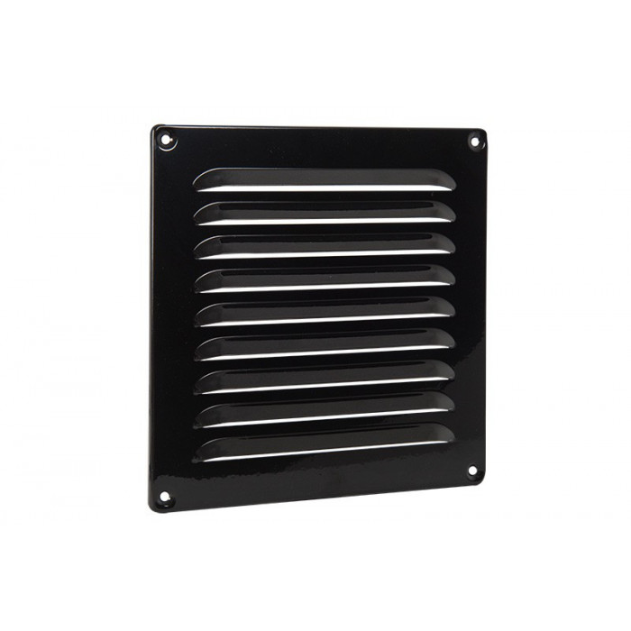 SCHOEPENROOSTER 200X200M ZWART ALU