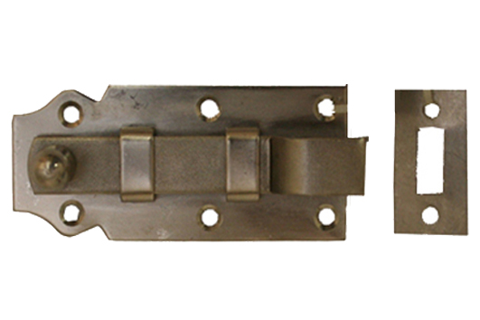 SCHUIF 100MM M.BOCHT RVS KNOP