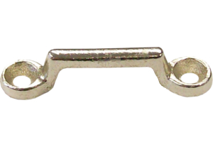 BROEKKRAM  70MM VERNIKKELD