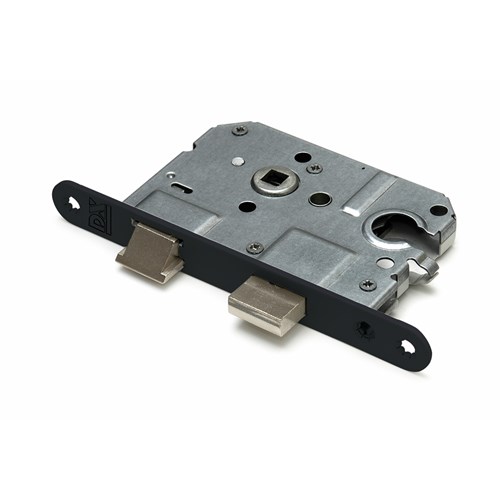 DEURSLOT V.CIL. DX 50MM ZWARTE VOORPL