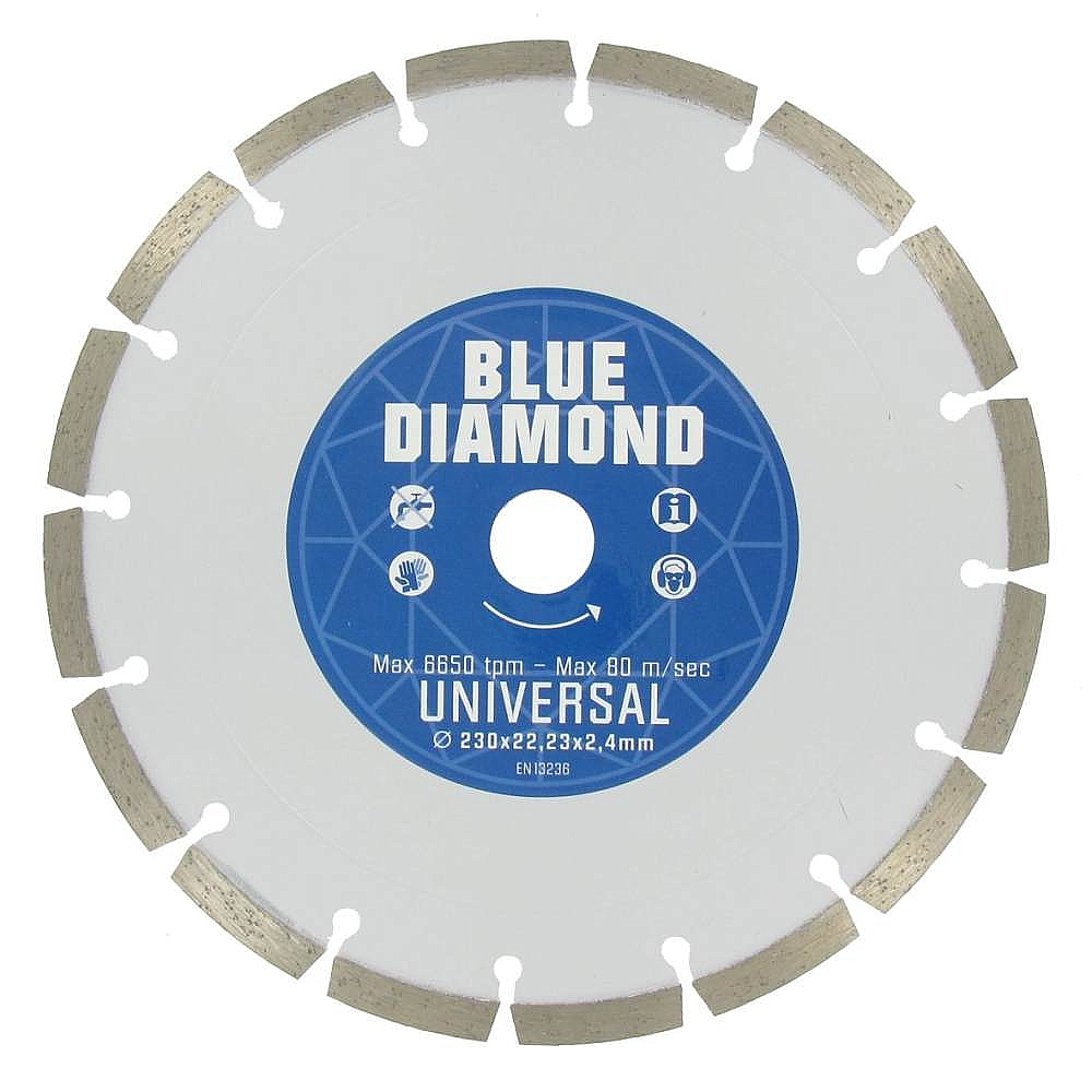 DIAMANTSCHIJF 230MM BLEU DIAMO