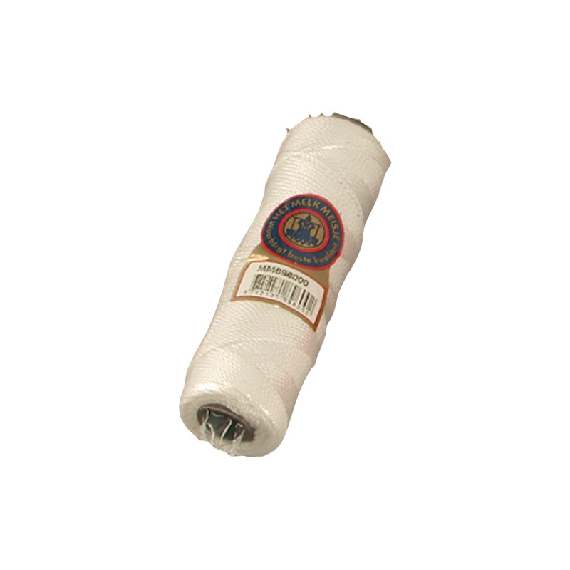 METSELKOORD 50M POLYPROP WIT