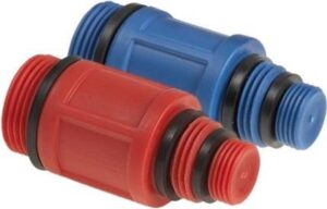 AFDEKSTOP ROOD + BLAUW IN ZAK