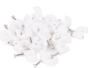 SNOERCLIPS  8MM WIT ZAKJE 25 STUKS