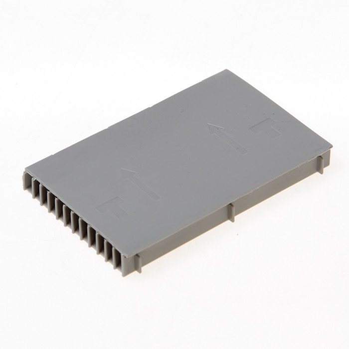 SPOUWVOEGROOSTER T110 6CM GRIJS