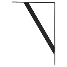 PLANKDRAGER ZWART 330X500MM ZWAAR