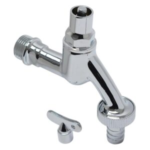 TAPKRAAN 1/2 CHROOM + 2 SLEUTELS