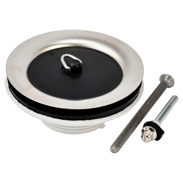 AFVOERPLUG + STOP 6/4 RVS
