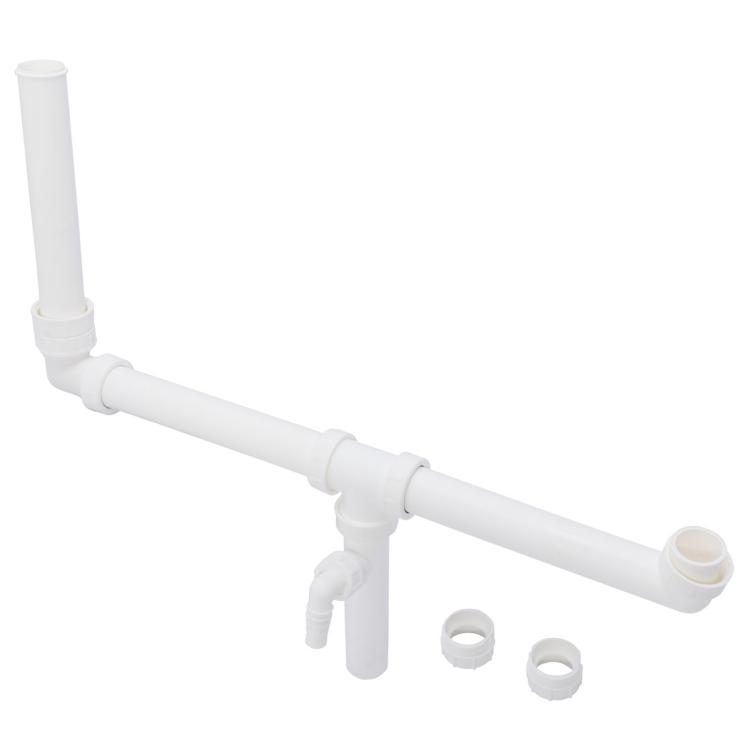 DUPLEX SIFON 6/4X40MM WIT M/WASM.