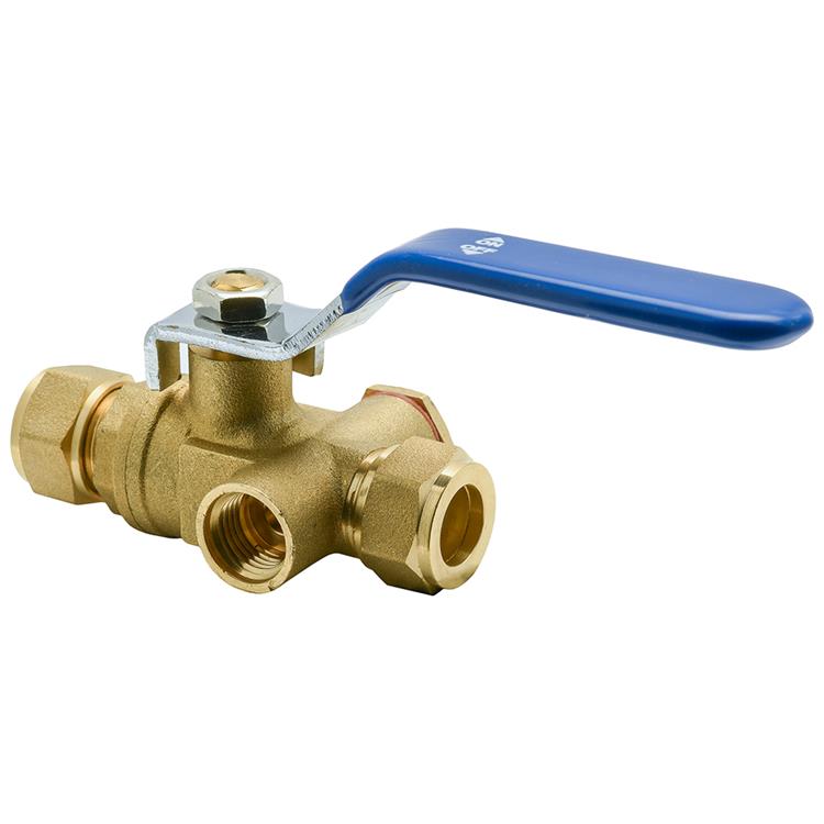 KOGELSTOPKRAAN KNEL 12MM M/TAPGAT SV