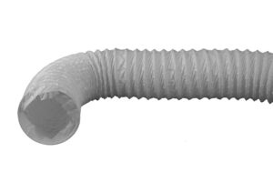 AFVOERSLANG 127MM 300CM WIT KST 1326