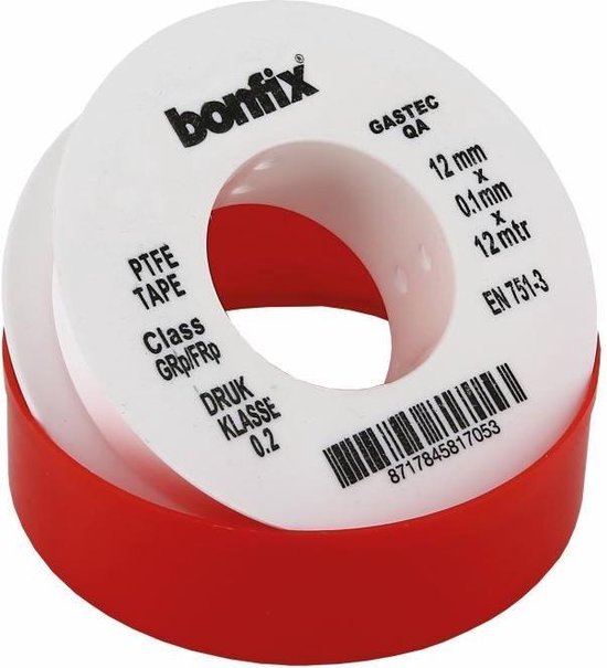 AFDICHTINGSTAPE PTFE 12M
