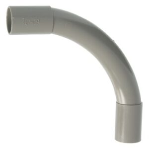 BOCHT PVC 3/4 GRIJS 3 STUKS
