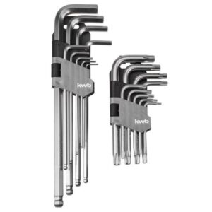 STIFTSL.SET 6-KANT/TORX 18DLG KWB