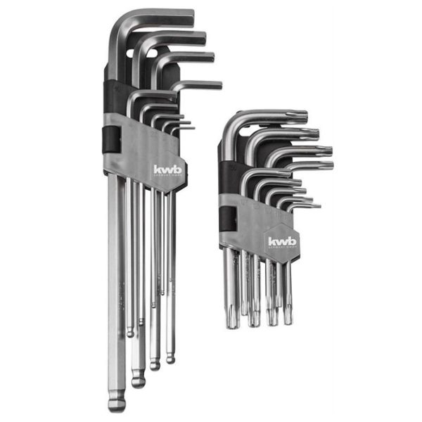 STIFTSL.SET 6-KANT/TORX 18DLG KWB