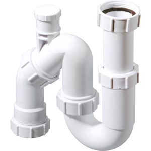 SIFON SPOELBAK 6/4X50MM M/WASM.AANSL