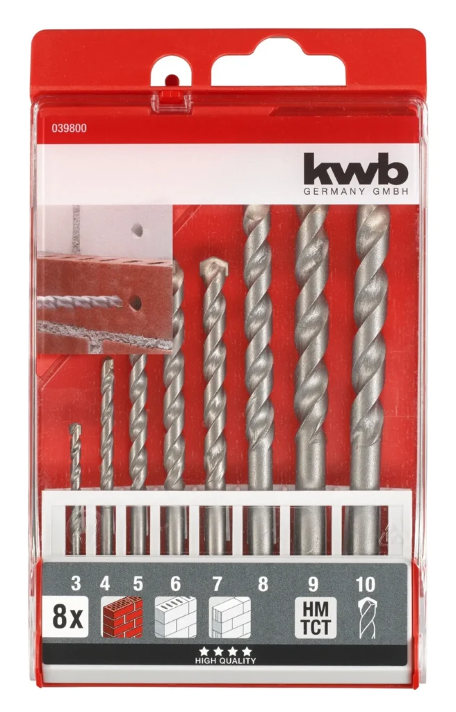 STEENBORENSET 3-10MM 8DLG KWB 037800