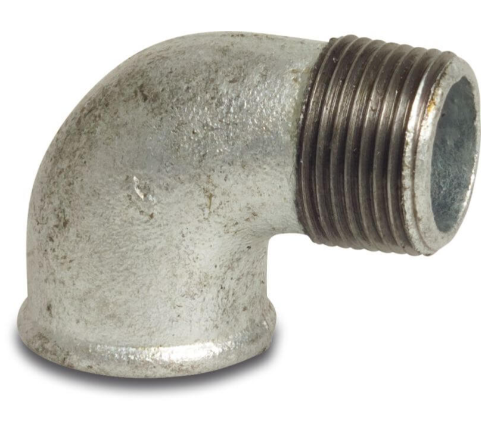 KNIE NR.90 3/4 BINNENDRAAD VERZINKT