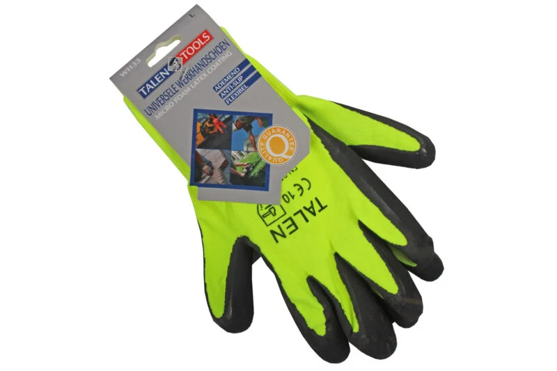 WERKHANDSCHOEN LATEX GEEL XL WH33
