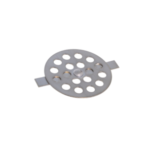 ROOSTERPLAATJE 50MM + VEER CHROOM