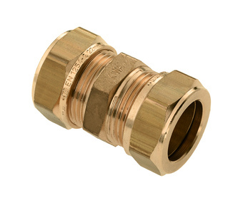 KNELKOPPELING 15X12MM MESSING PLIEGER