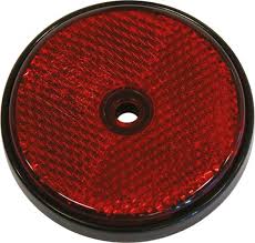 REFLECTOREN ROND 70MM ROOD 2ST. CARP.