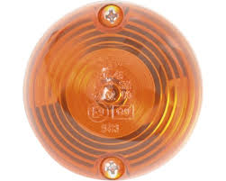 PADDESTOELLAMPJES 12V ORANJE 55MM 2ST