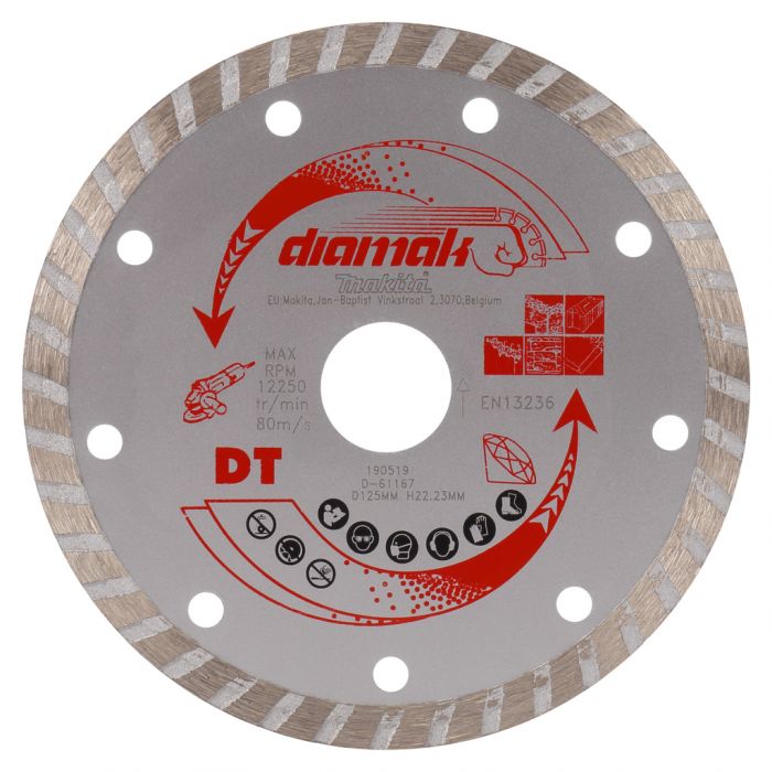 DIAMANTSCHIJF 125MM TURBO MAKITA