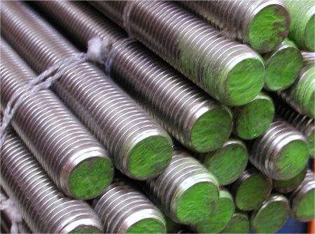 DRAADEIND RVS A2  M24X1000