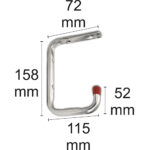 GEREEDSCHAPHAAK P:72X158X115X52 22005