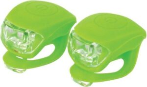 FIETSVERLICHTINGSSET SILCONEN GROEN