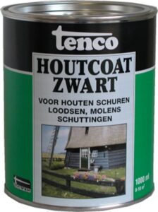TENCO HOUTCOAT ZWART 1L