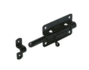 PLAATGRENDEL 100MM ZWART