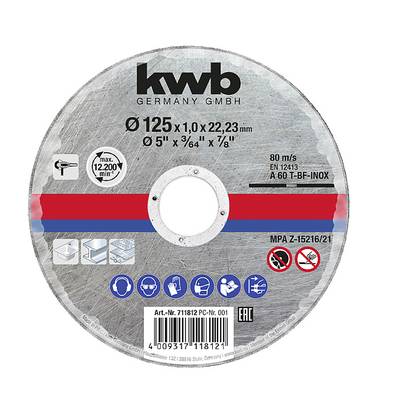 DOORSLIJPSCHIJF 125X1.0MM KWB 711812