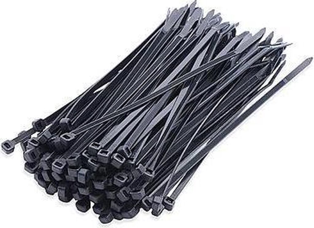 KABELBANDJES 3.6X140MM ZWART 100 ST