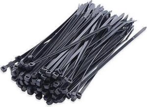 KABELBANDJES 3.6X140MM ZWART 100 ST