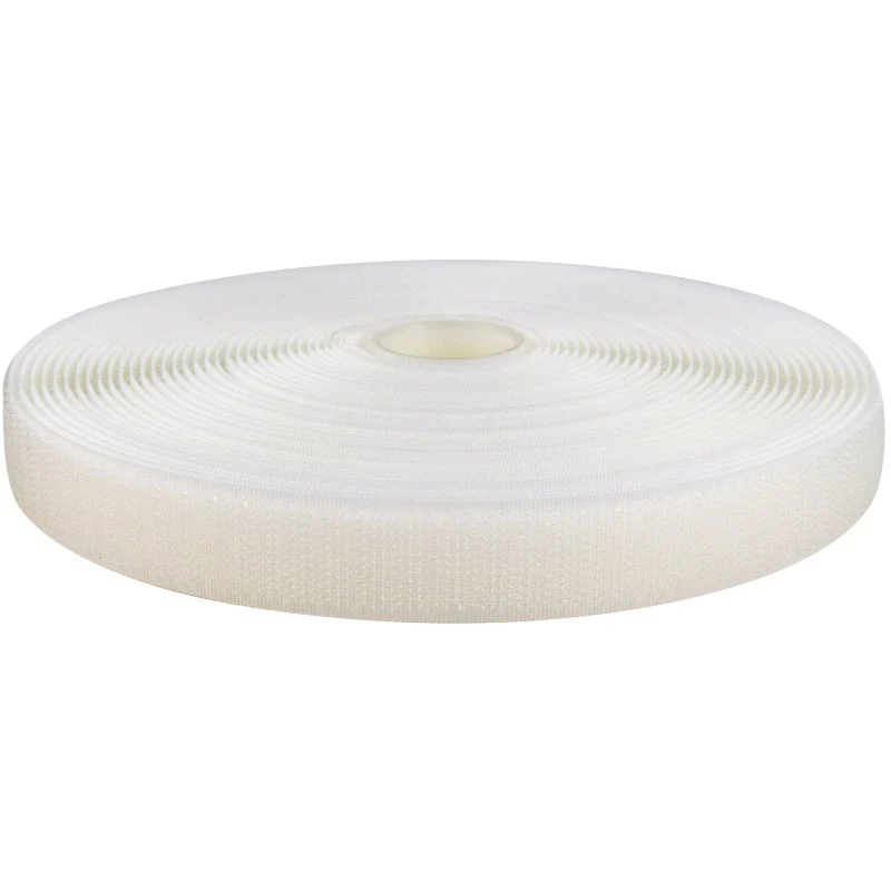 KLITTENBAND WIT HAAK EN LUS 20MM 1M