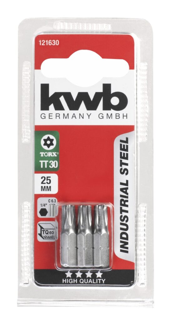 BITS TT30 25MM 3ST KWB 121630