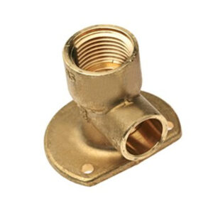 MUURPLAAT LAAG 1/2X15 MESSING