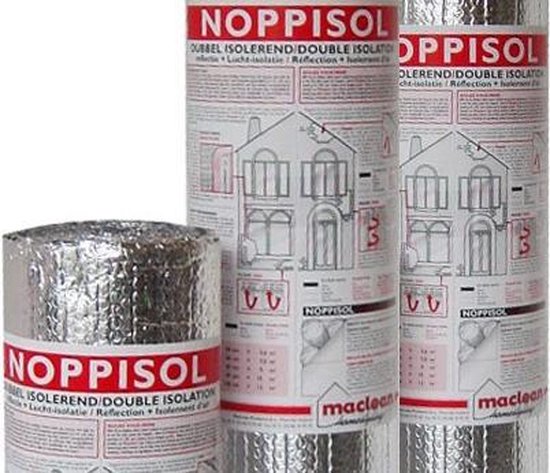 NOPPISOL ENKELZIJDIG 60X600CM 3.6M2