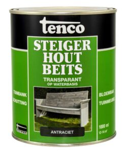 STEIGERHOUTBEITS ANTRACITE 1L TENCO